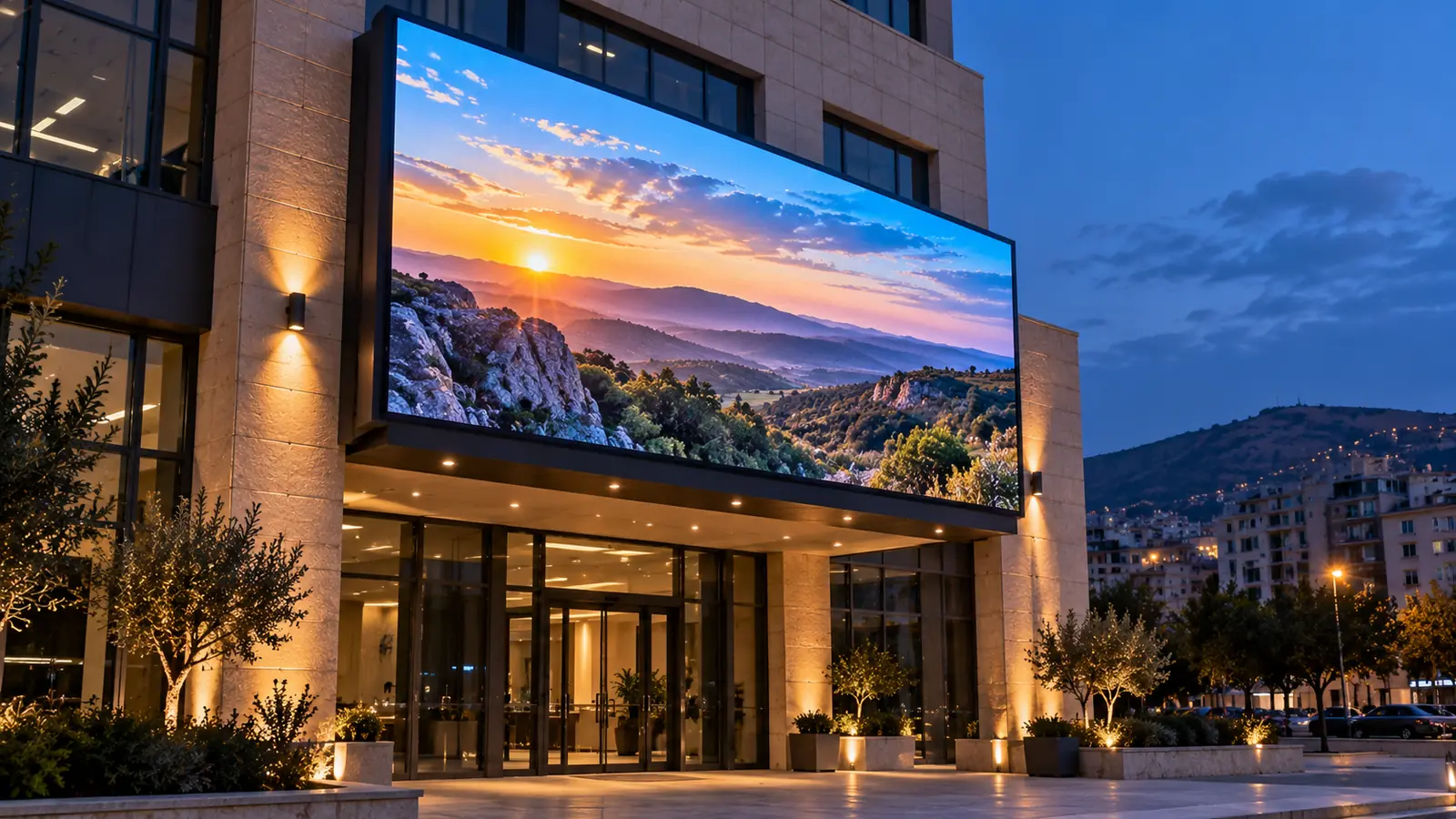 صورة تعريفية لخدمة شاشات LED العملاقة